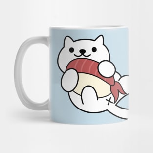 Snowball vs. Sushi - Neko Atsume Mug